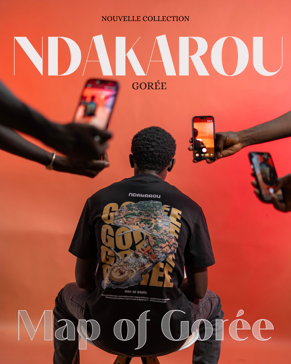 T-shirt Map of Gorée