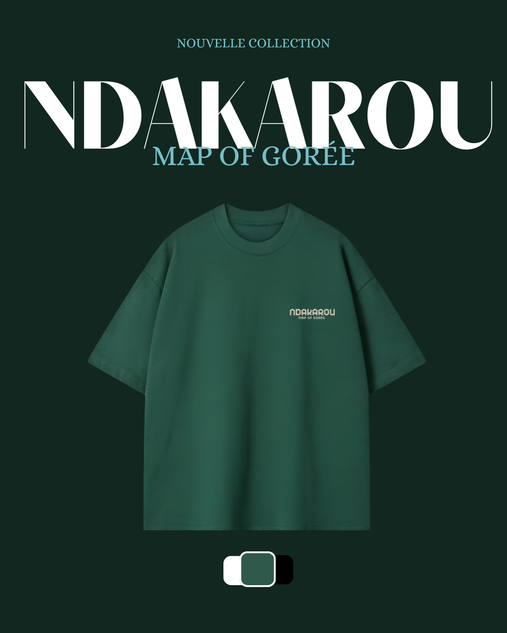 T-shirt Map of Gorée
